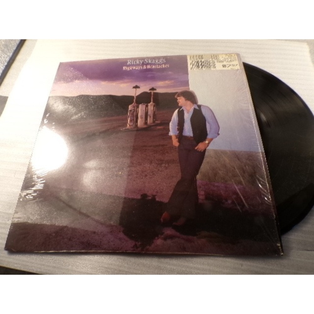 Ricky Skaggs Highways & Heartaches Vinyl LP Album 1982 Country Bluegrass FE37996